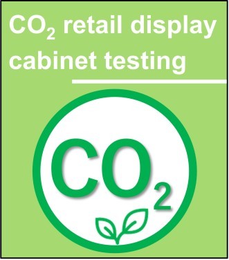 CO2 retail display cabinet testing