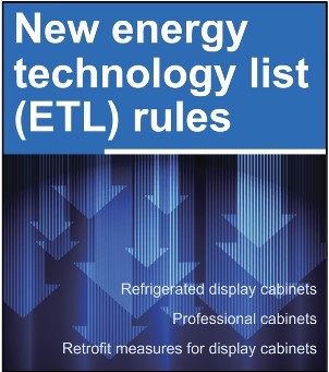 New energy technology list (ETL) rules